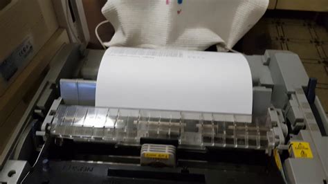 Работа с программным обеспечением матричного принтера Epson