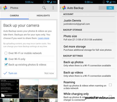 Работа с Google Photos для автоматической синхронизации фотографий
