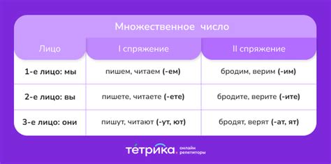 Раздел 1: Глаголы на "у" и их спряжение