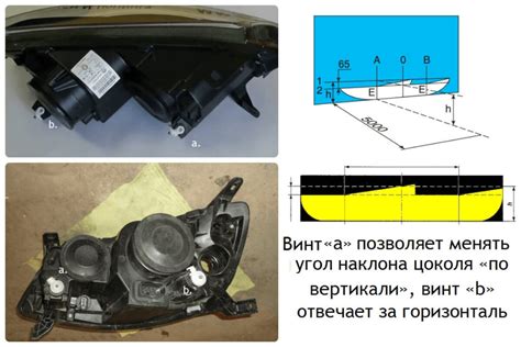 Различные модели корректоров фар для Калина 1 седан