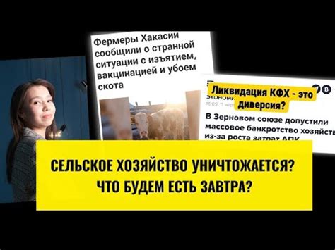 Разрушение сельского хозяйства