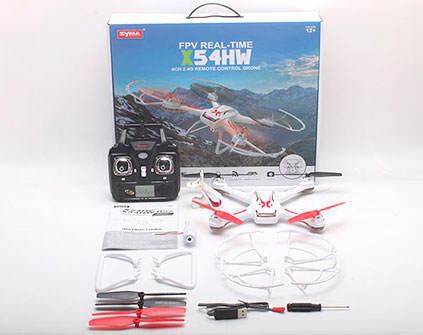 Распакуйте квадрокоптер Syma X54HW