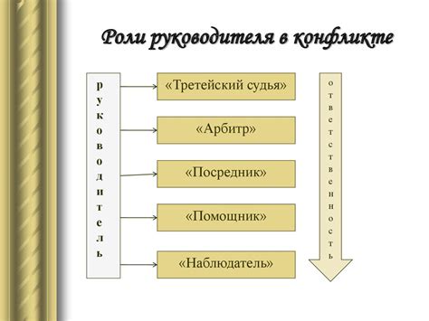 Рассмотрите роль персонажа в конфликте