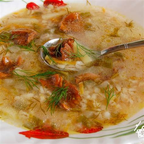 Рассольник с грибами: вариант для вегетарианцев