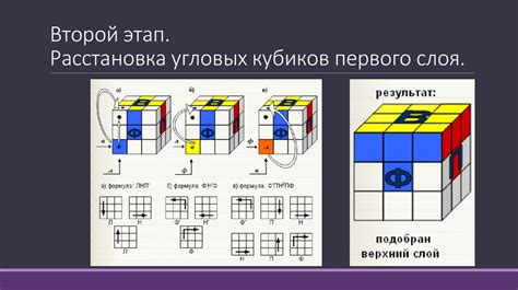 Расстановка цветов и образование первого слоя