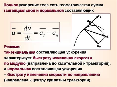 Расчет ускорения на основе времени и пройденного пути