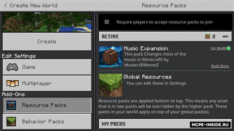 Расширение возможностей музыки в Minecraft