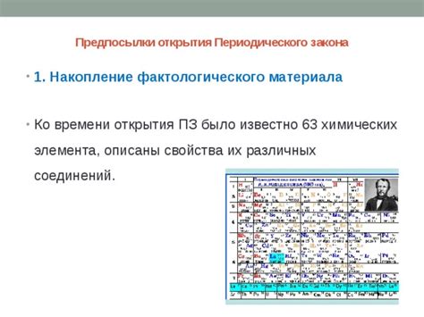 Расширение понятия периодического закона