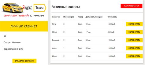 Регистрация в системе Яндекс Такси