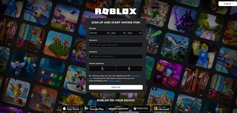 Регистрация и вход в приложение Skin for Roblox