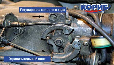 Регулировка оборотов холостого хода