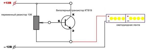 Регулировка питающего напряжения светодиодной ленты