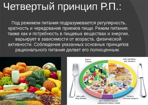 Режим питания: основные принципы