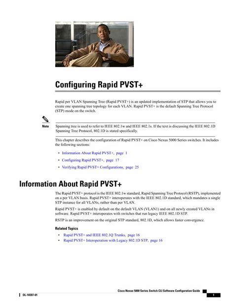 Результаты настройки Rapid PVST+