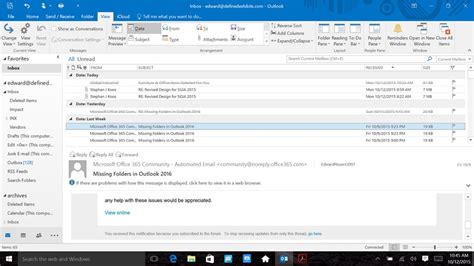 Рекомендации по использованию автоответчика в Outlook