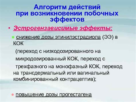 Рекомендации при возникновении побочных эффектов афобазола