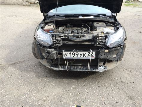 Ремонт поврежденных деталей автомобиля