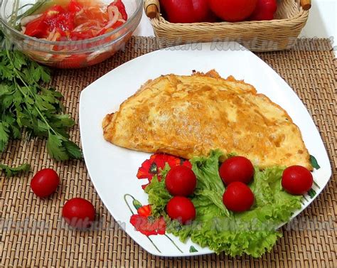Рецепты для быстрого приготовления омлета