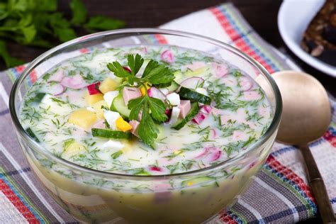 Рецепт вкусной окрошки на квасе