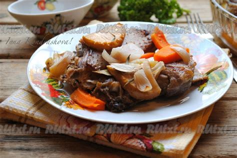 Рецепт гуся без кожи и костей