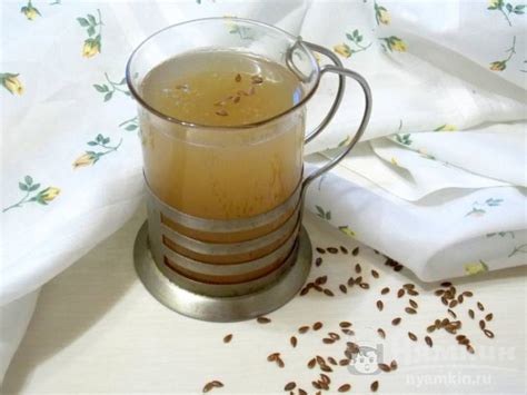 Рецепт киселя из семян льна