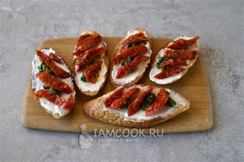 Рецепт классической брускетты с помидорами