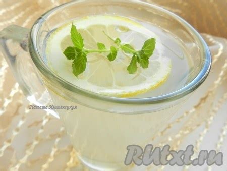 Рецепт напитка из лимона и имбиря: полезный и вкусный