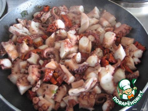 Рецепт осьминога в морковном соусе