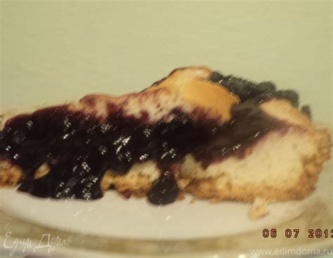 Рецепт приготовления сочной черничной начинки для пирога