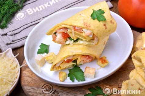 Рецепт приготовления цезарь ролл в домашних условиях в лаваше