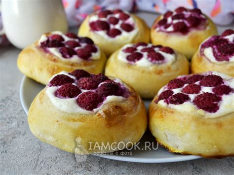 Рецепт теста с малиной
