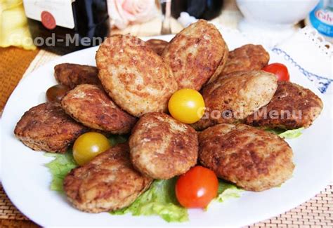 Рецепт 1: Нежные котлетки из мясного фарша