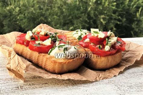 Рецепт 2: Тосты с помидорами и сыром
