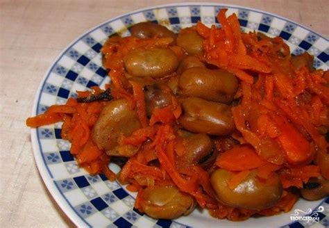 Рецепт 3: Тушеные бобы с грибами