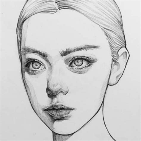 Рисование лица Сюзанны