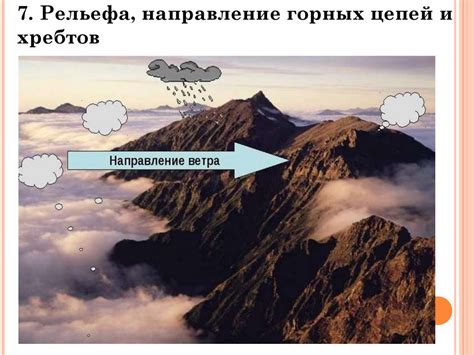 Роль горных цепей и рельефа в формировании ветра