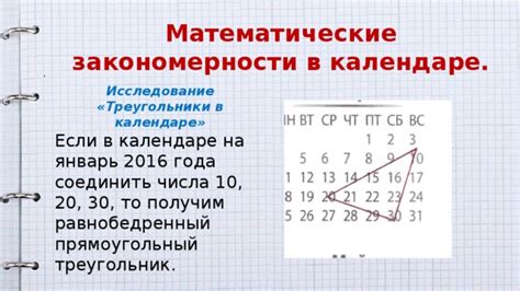 Роль числа 16 на календаре