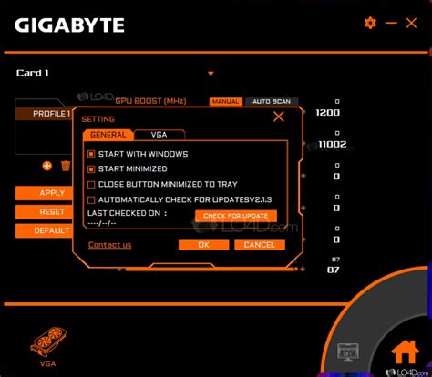 Сброс настроек Aorus Engine: быстрый способ восстановления