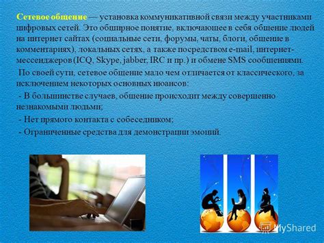Сетевое общение: связи и рекомендации
