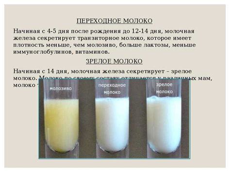 Сигналы выделения молока