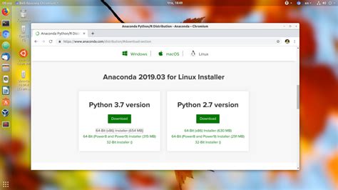 Скачивание и установка Anaconda