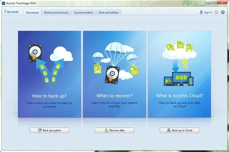 Скачивание Acronis True Image