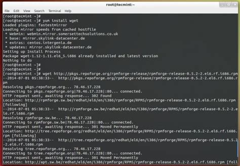 Скачивание rpm-файла на CentOS