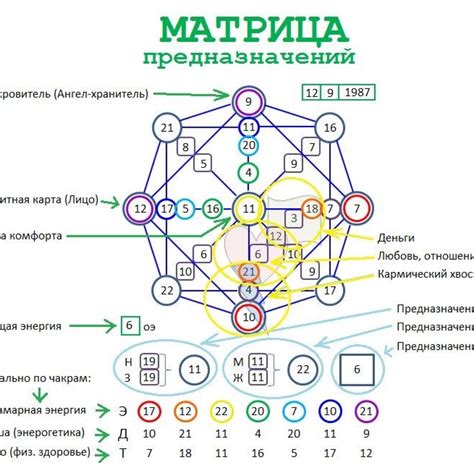 Смысл чисел в матрице судьбы