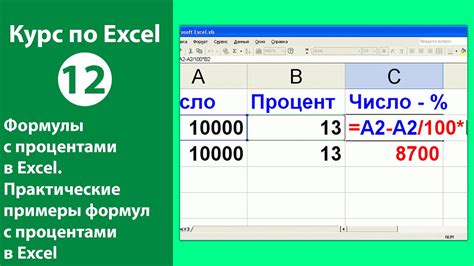 Советы по созданию формулы с процентами в Excel
