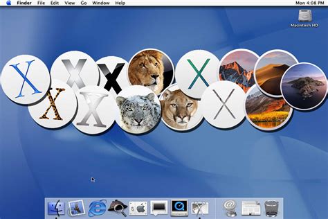 Совместимые версии OS X для MacBook
