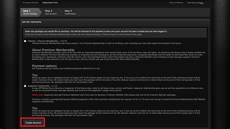 Создание аккаунта на Nexus Mods