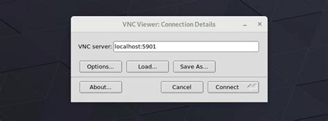 Создание и настройка VNC-подключения