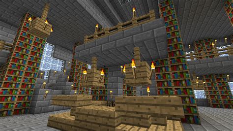 Создание и украшение библиотеки в Minecraft 1.20