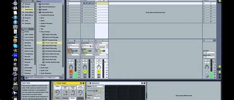 Создание и управление аудио- и MIDI-треками в Ableton